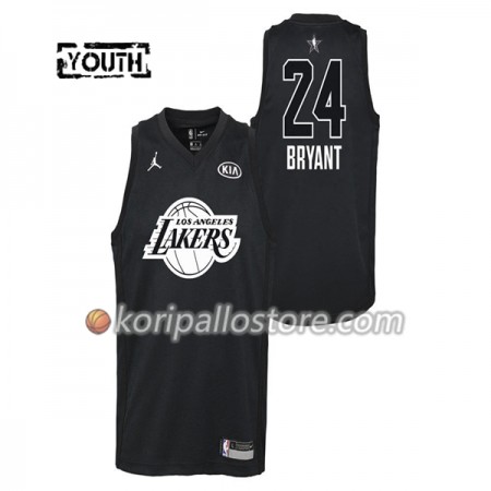Los Angeles Lakers Kobe Bryant 24 2018 All Star Jordan Brand Musta Lasten Pelipaidat Swingman
